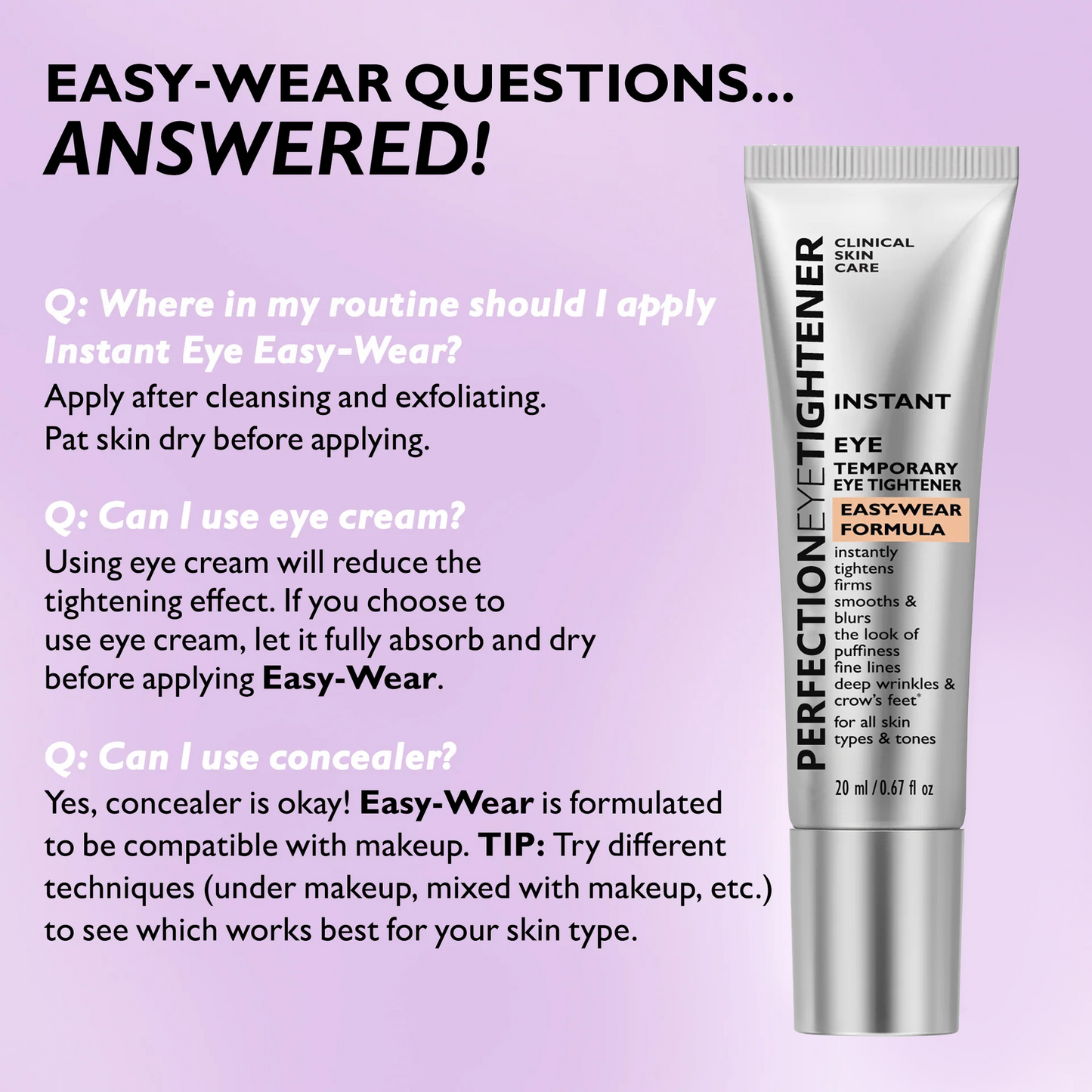🔥Final 3 Hours: 70% OFF🔥 Instant Eye Tightener EasyWear Formula With Brush Free!